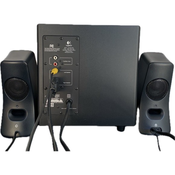 Logitech Z523 40W Speaker System ~ Subwoofer +2 Speakers ~ Complete ~ w/ Box - Picture 5 of 16